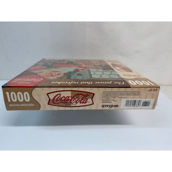 Coca Cola  Santa Jigsaw Puzzle 1000 Pieces- New Sealed - Picture 3 of 4